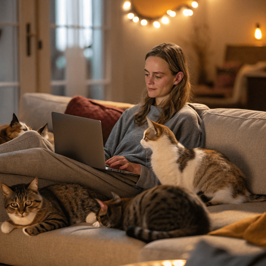 acompañar a los gatos: convivencia felina vínculo felino